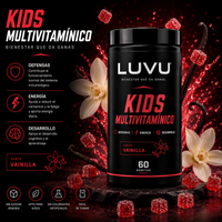 LUVU Kids Multivitamínico en Gomitas — Sabor Vainilla
