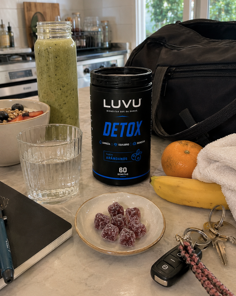 Persona con LUVU Detox