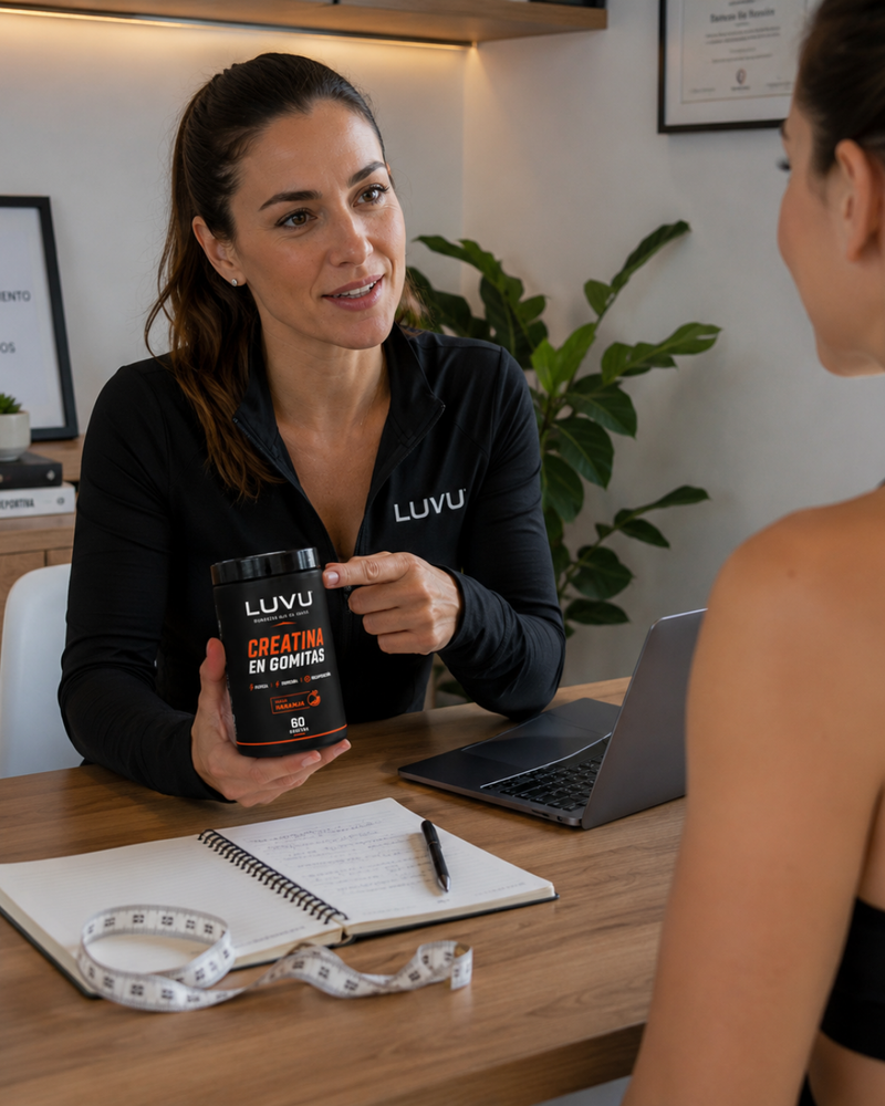 Nutricionista deportiva recomienda LUVU Creatina