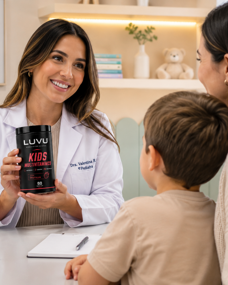 Pediatra recomienda LUVU Kids Vainilla