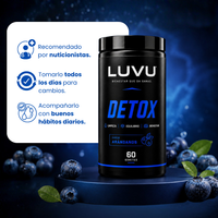 LUVU Detox en Gomitas — Sabor Arándano